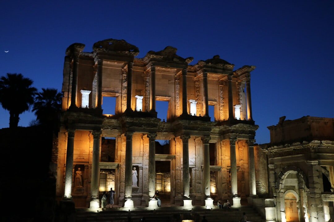 Ancient Library of Celsus ruins at Ephesus, Turkey